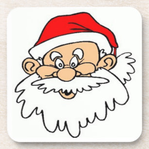 SANTA CLAUS FACE UNTERSETZER