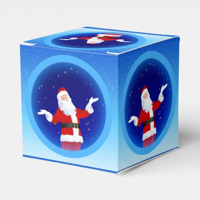Santa Claus Favor Box Geschenkschachtel (Vorderseite)