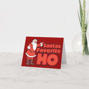Santa Claus Favorite HO Feiertagskarte