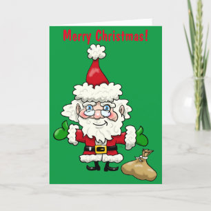 Santa Claus Feiertagskarte