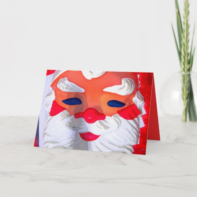 Santa Claus Feiertagskarte (Vorderseite)