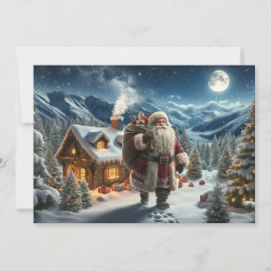 Santa Claus Feiertagskarte