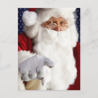 Santa Claus Feiertagspostkarte