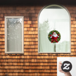 Santa Claus Fensterklammer Fensteraufkleber