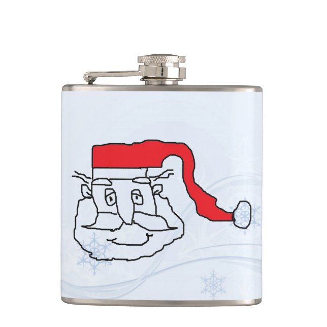 Santa Claus Flask Flachmann (Vorderseite)
