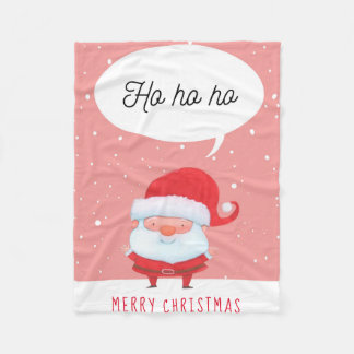 Santa Claus Fleece Blankt von einem traumhaften La