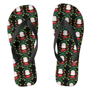 Santa Claus Flip Flops