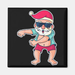 Santa Claus Floss-Tanz Weihnachten X-mas Geschenk Magnet