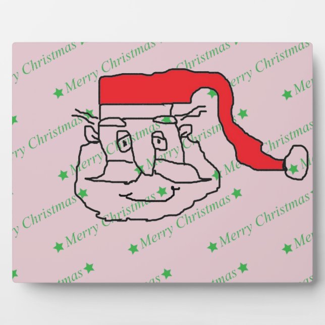 Santa Claus Fotoplatte (Vorderseite)