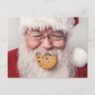 SANTA CLAUS FUNNY CHRISTMAS COOKIE POSTCARDS POSTKARTE