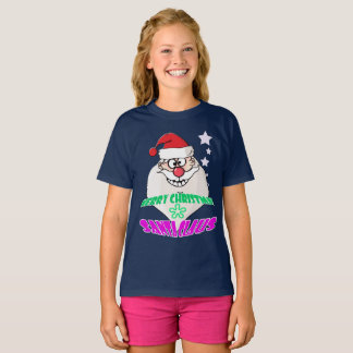 Santa Claus Funny Girl T - Shirt