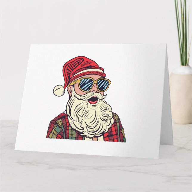 Santa Claus - Funny Karte (Vorderseite)