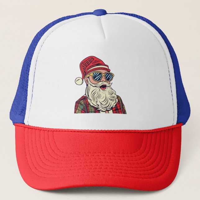 Santa Claus - Funny Truckerkappe (Vorderseite)