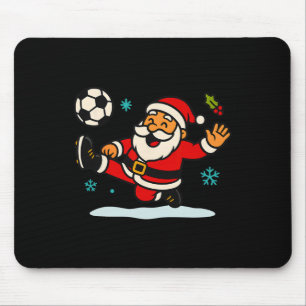 Santa Claus Fußball Sport Spielen Weihnachten Schn Mousepad