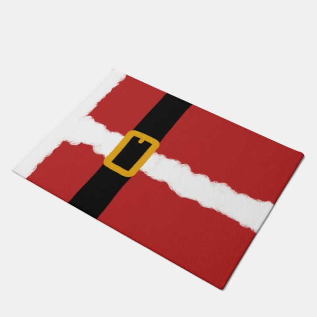 Santa Claus Fußmatte (Schrägansicht)