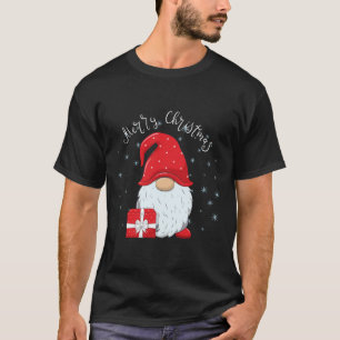 Santa Claus Garden Gnome Frohe Weihnachtsjunge Mäd T-Shirt