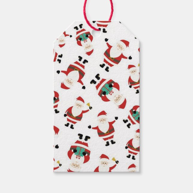 Santa Claus Geschenkanhänger (Vorderseite)