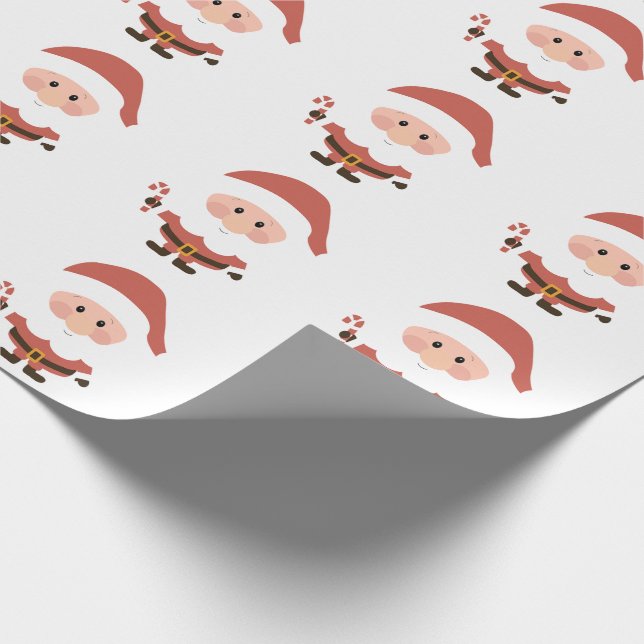 Santa Claus Geschenkpapier (Ecke)