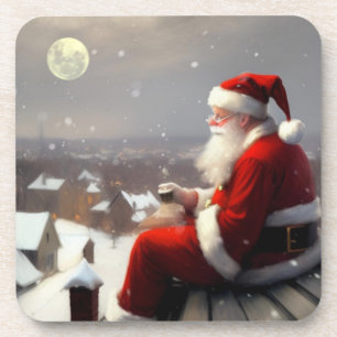 Santa Claus Getränkeuntersetzer