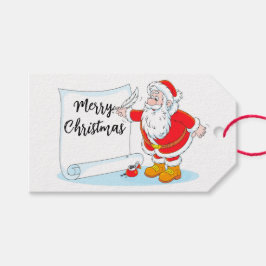 Santa Claus Gift Tags Geschenkanhänger