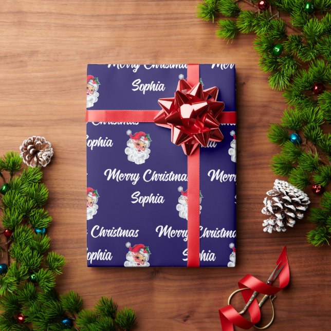 Santa Claus Gift Wrap Geschenkpapier (Feiertagsgeschenk)