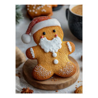 Santa Claus Gingerbread Man