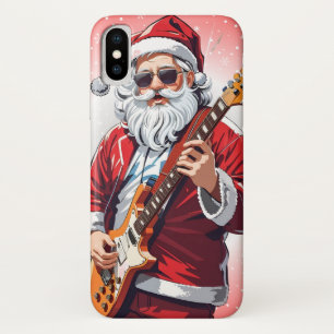 Santa Claus Gitarre spielen Case-Mate iPhone Hülle