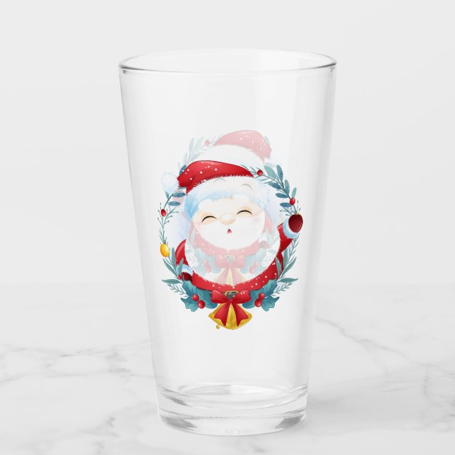 Santa Claus Glas (Vorderseite)
