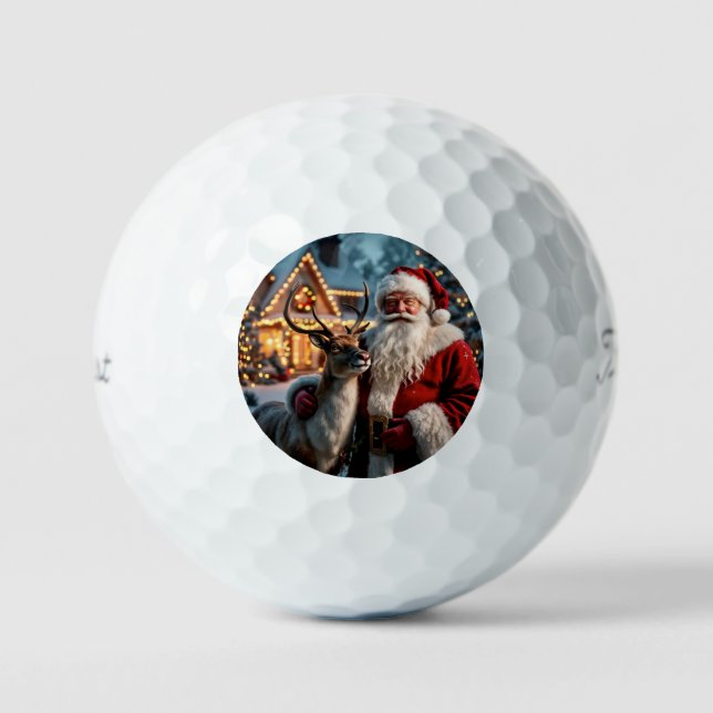 Santa Claus Golf Balls Golfball (Vorderseite)