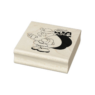 Santa Claus Gummistempel