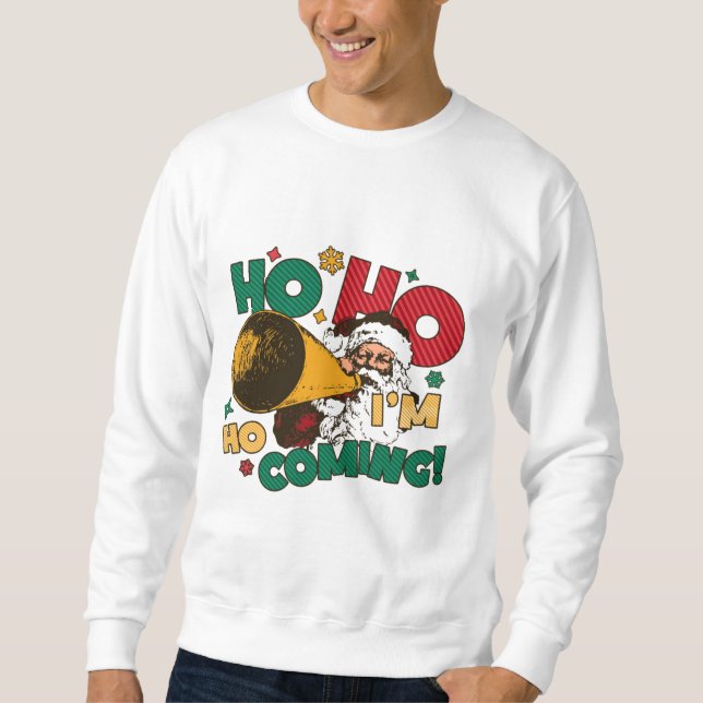 Santa Claus Holiday Sweatshirt - Christmas Unisex (Vorderseite)