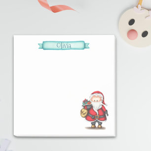 Santa Claus Holidays Personalisiert Post-it Klebezettel