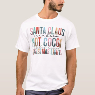 Santa Claus Hot Cocoa Weihnachten T-Shirt