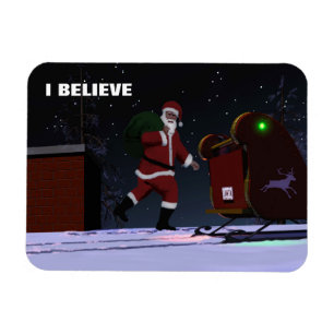 Santa Claus - Ich glaube Magnet