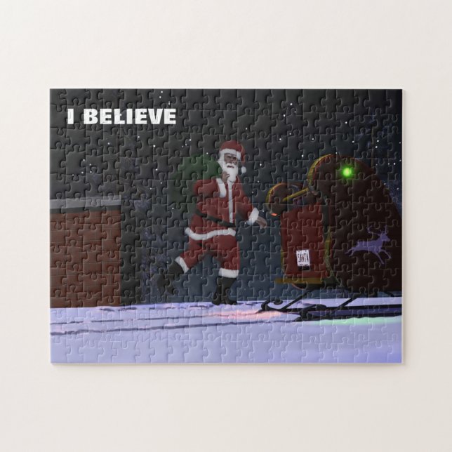 Santa Claus - Ich glaube Puzzle (Horizontal)