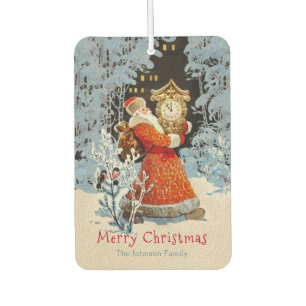 Santa Claus im Central Park NY /FOTO INSERT Card/ Autolufterfrischer