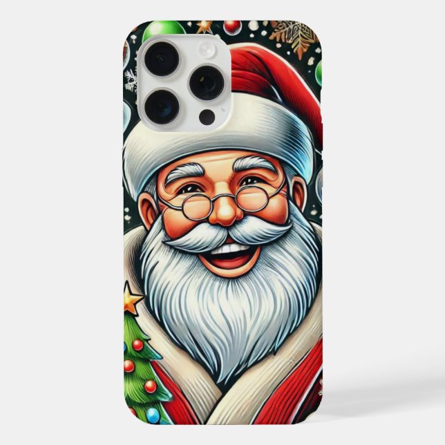 Santa Claus iPhone Hülle (Rückseite)