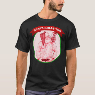 Santa Claus jiu jitsu judoChristmas bjjglück T-Shirt