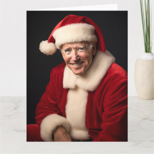 Santa Claus Joe Biden Karte