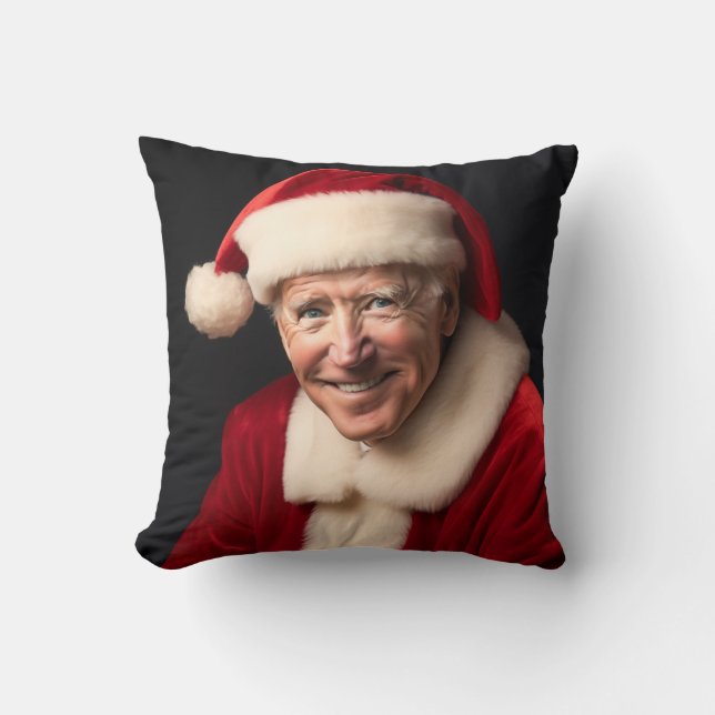 Santa Claus Joe Biden Kissen (Vorderseite)