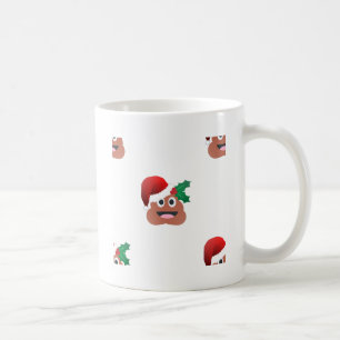santa claus kackte emoji tasse