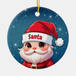 Santa Claus 🎅🎄 Keramik Ornament