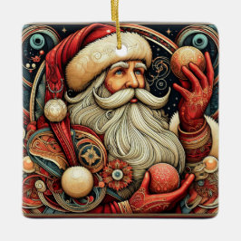 Santa Claus Keramikornament
