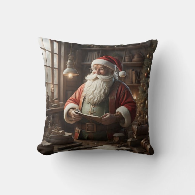 Santa Claus Kissen (Vorderseite)