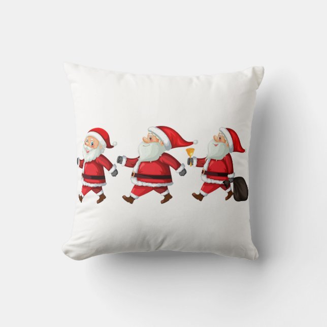 Santa Claus Kissen (Vorderseite)