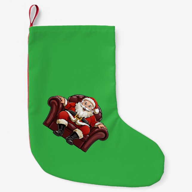 Santa Claus Kleiner Weihnachtsstrumpf (Vorderseite)