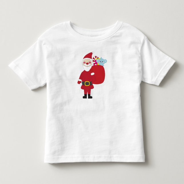Santa Claus Kleinkind T-shirt (Vorderseite)
