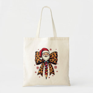 Santa Claus Kokette Schleife Schule Lehren Tragetasche