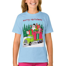 Santa Claus kommt in die Stadt T-Shirt