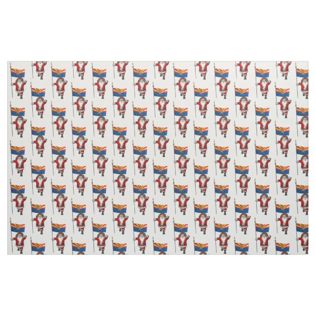 Santa Claus kommt nach Arizona Stoff (Fat Quarter (45,7 x 55,9 cm))